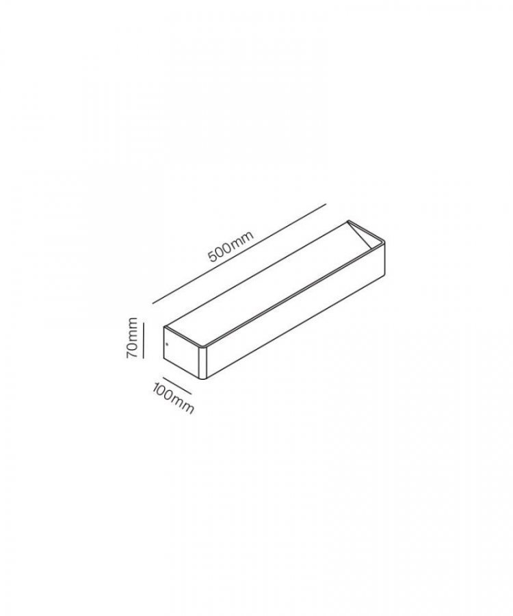 Light-Point Mood 3 Led Seinävalaisin Kulta