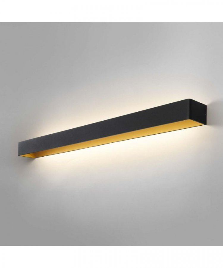 Light-Point Mood 4 Led Seinävalaisin Musta / Kulta