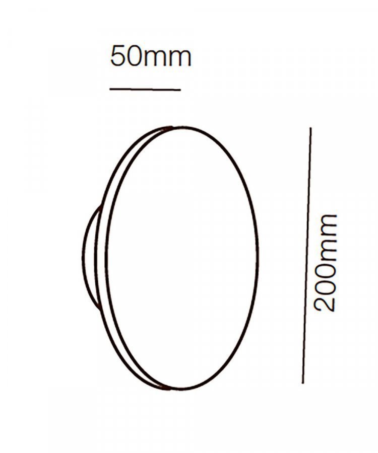 Light-Point Soho W2 Led Seinävalaisin Ø20 Kulta