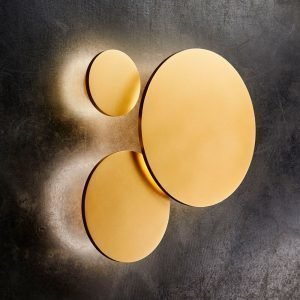 Light-Point Soho W3 Led Seinävalaisin Ø30 Kulta