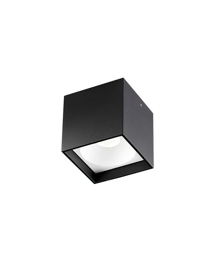 Light-Point Solo Square Kattovalaisin Led Musta