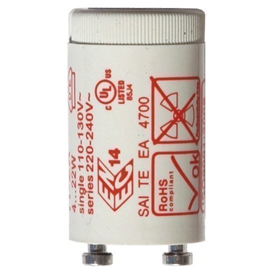 Loistelampun sytytin Airam St 420 4-22 W sarjakytkentä Ø 21x39 mm