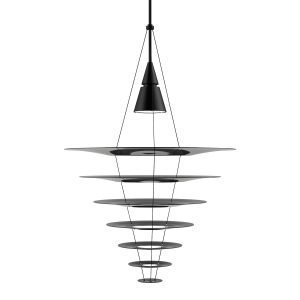 Louis Poulsen Enigma 825 Riippuvalaisin Musta