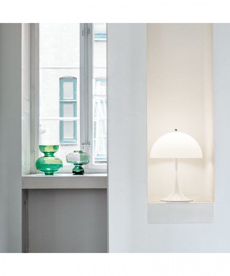 Louis Poulsen Panthella Mini Pöytävalaisin Keltainen / Vihreä