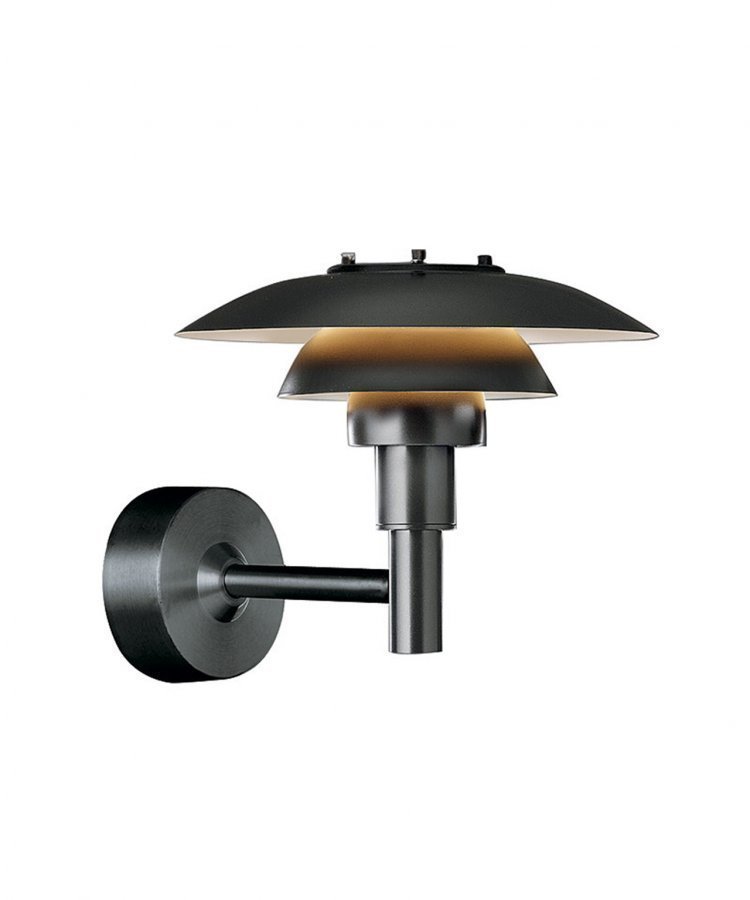 Louis Poulsen Ph 3-2½ Seinävalaisin Musta