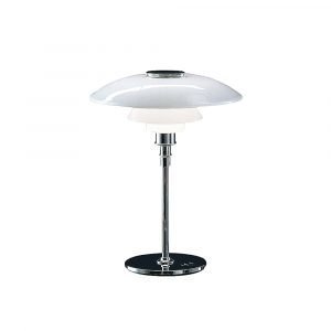 Louis Poulsen Ph 4 1 / 2 3 ½ Lasi Pöytävalaisin Valkoinen Lasi