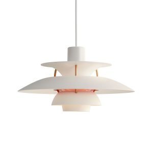 Louis Poulsen Ph 5 Mini Kattovalaisin Moderni Valkoinen