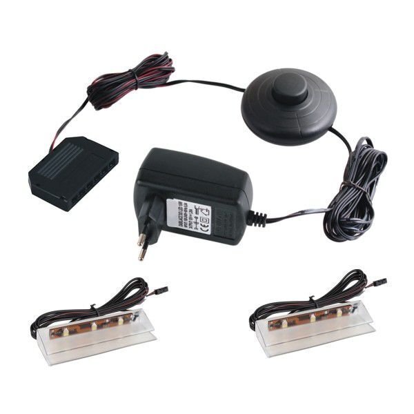 Läpikuultava PVC LED hylly klipsi ryhmä