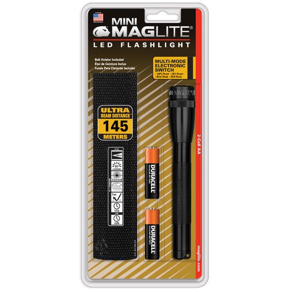 Maglite Mini Maglite Led Taskulamppu 2aa 145m 97lm Musta