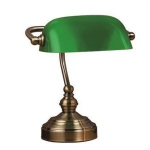 Markslöjd Bankers Pöytälamppu Vihreä 25 cm