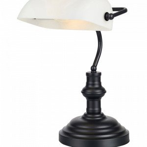 Markslöjd Bankers Pöytävalaisin 1l Musta