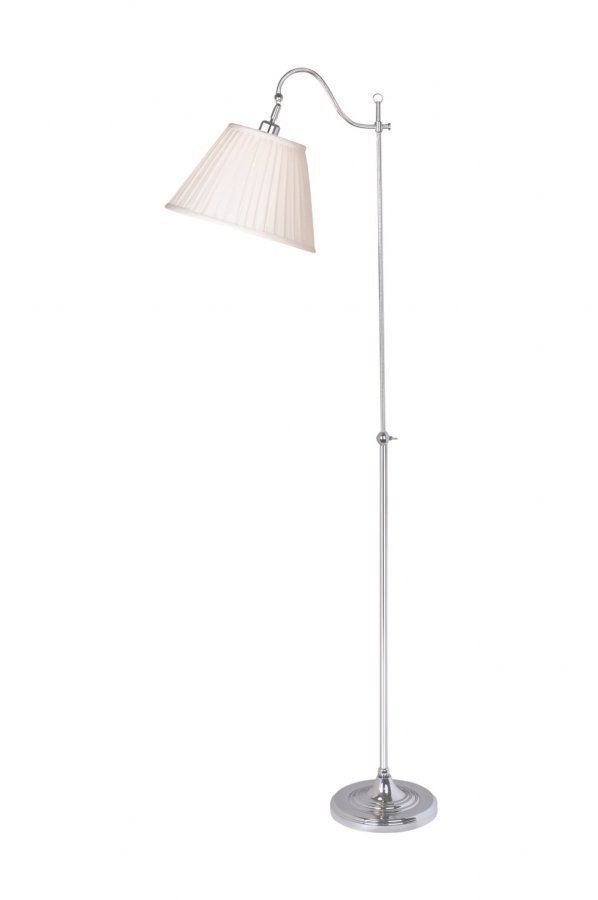 Markslöjd Charleston Lattiavalaisin 1 Lamppu Kromi / Valkoinen Kromia