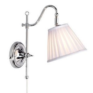 Markslöjd Charleston Seinälamppu Kromi/Valkoinen