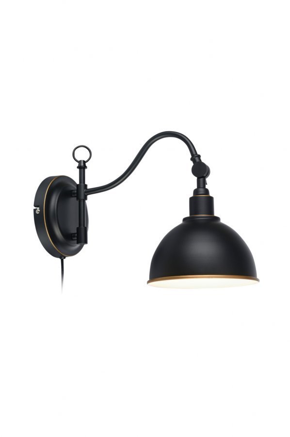 Markslöjd Ekelund Seinävalaisin 1 Lamppu Musta Musta