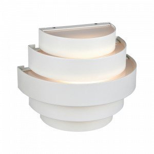 Markslöjd Etage Seinävalaisin Ip44 Valkoinen Valkoinen