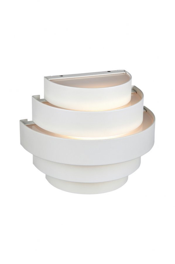 Markslöjd Etage Seinävalaisin Ip44 Valkoinen Valkoinen