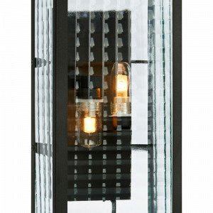 Markslöjd Fulham Seinävalaisin Musta / Kirkas Lasi