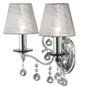 Markslöjd Grensholm Seinälamppu 2 Valoa Kromi