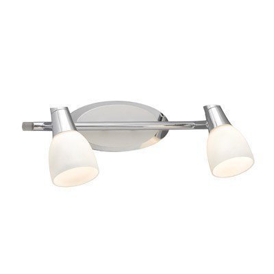 Markslöjd Halden Seinälamppu 2 Valoa Kromi