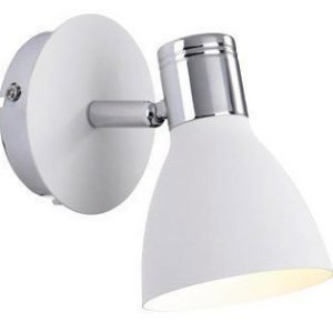 Markslöjd Huseby Seinälamppu 1 Valo Kromi/Valkoinen