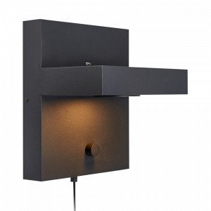 Markslöjd Kubik Seinävalaisin Musta