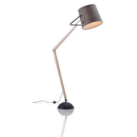 Markslöjd Legen Lattialamppu Harmaa/Musta