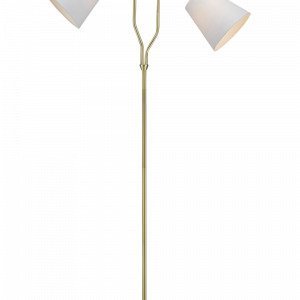 Markslöjd Modena Lattiavalaisin 2l Messinki / Valkoinen Messinkiä