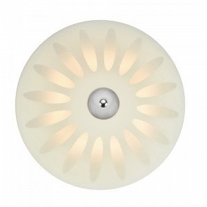 Markslöjd Petal Plafondi Led Valkoinen / Krominvärinen 35 Cm