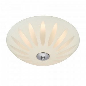 Markslöjd Petal Plafondi Led Valkoinen / Krominvärinen 43 Cm