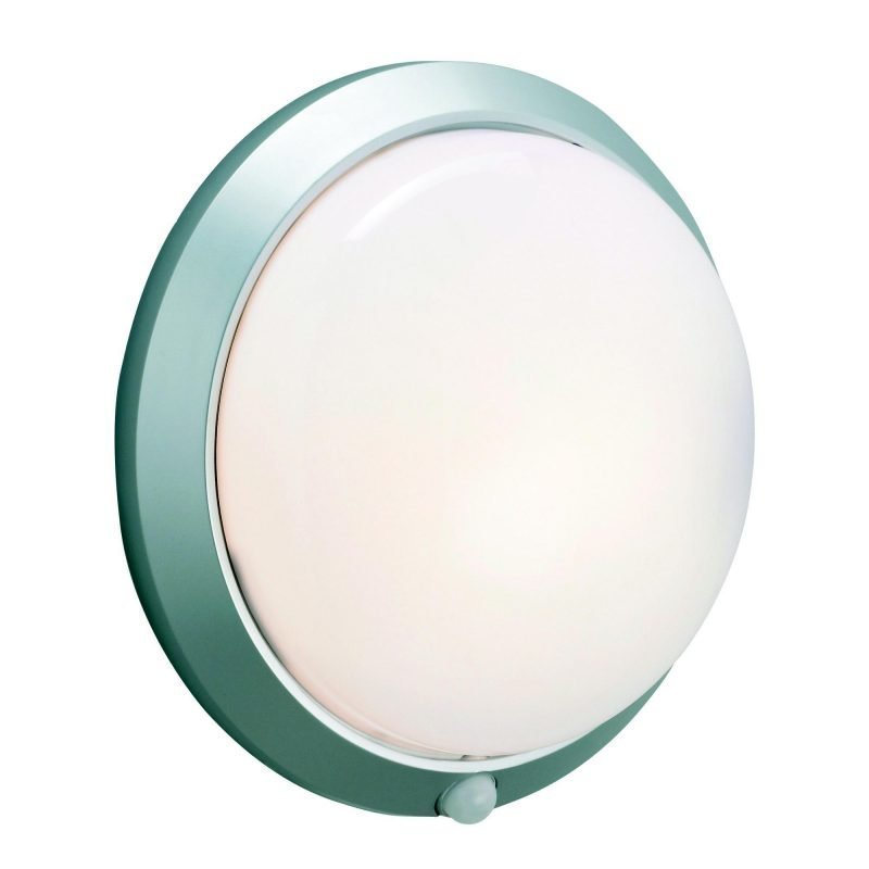 Markslöjd Plafondi Celtic Ø 300x120 mm teräs/valkoinen sensorilla IP44