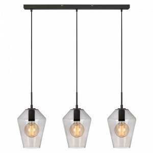 Markslöjd Retro Kattovalaisin Musta / Savunvärinen Lasi