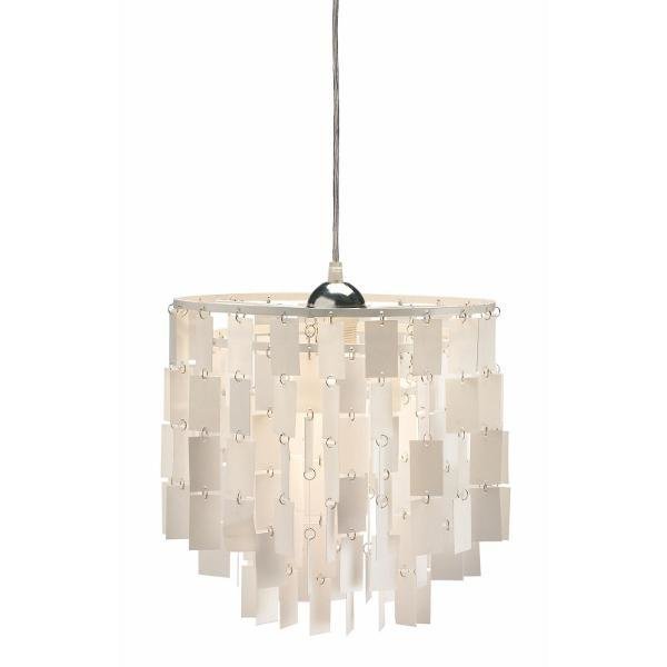 Markslöjd Riippuvalaisin Justus Ø 300x300 mm valkoinen/muovi