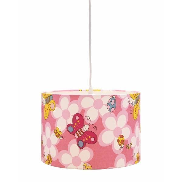 Markslöjd Riippuvalaisin Penny Ø 300x200 mm vaaleanpunainen kuvioitu