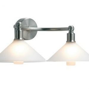 Markslöjd Rosa Seinälamppu 2 Valoa Teräs/Valkoinen