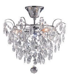 Markslöjd Rosendal Plafondi 3 Valoa Kromi