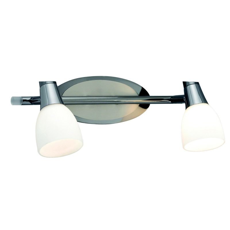 Markslöjd Seinäspotti Halden 320x120 mm 2-osainen musta kromi/valkoinen