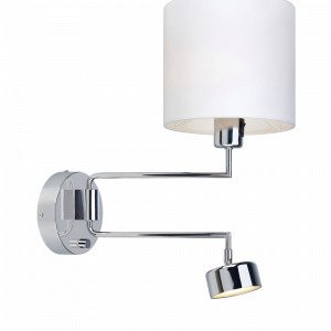 Markslöjd Thelma Seinävalaisin 2 Lamppua Krominvärinen / Valkoinen