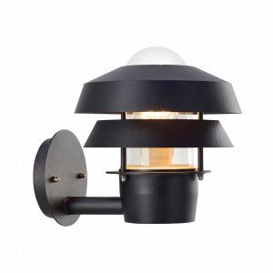 Markslöjd Troy Ulkoseinävalaisin Musta