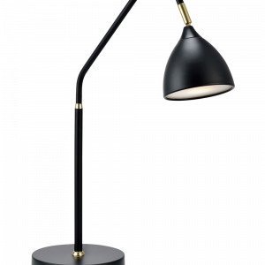 Markslöjd Valencia Pöytävalaisin 1 Lamppu Musta / Messinki Musta