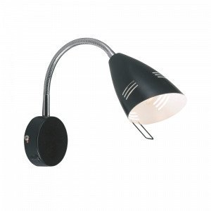 Markslöjd Vejle Seinävalaisin 1 Lamppu Musta Musta