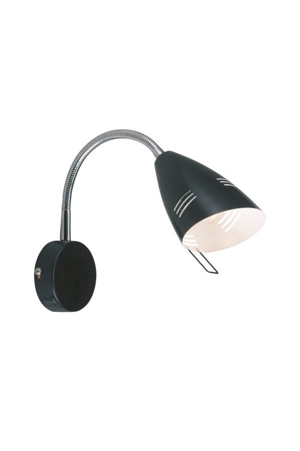 Markslöjd Vejle Seinävalaisin 1 Lamppu Musta Musta