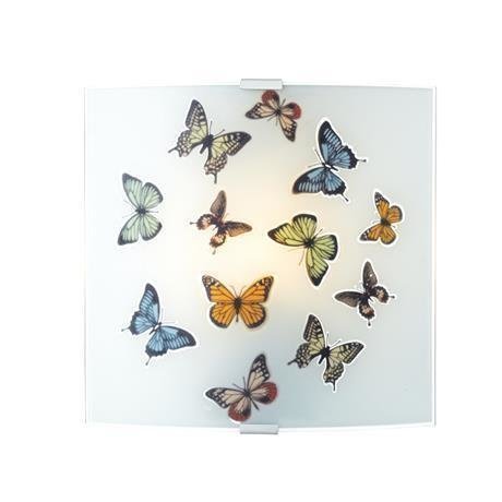 Markslöjd seinävalaisin Butterfly 26x26cm