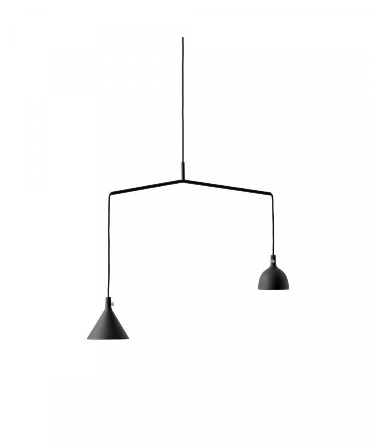 Menu Cast Riippuvalaisin Shape 4 Musta