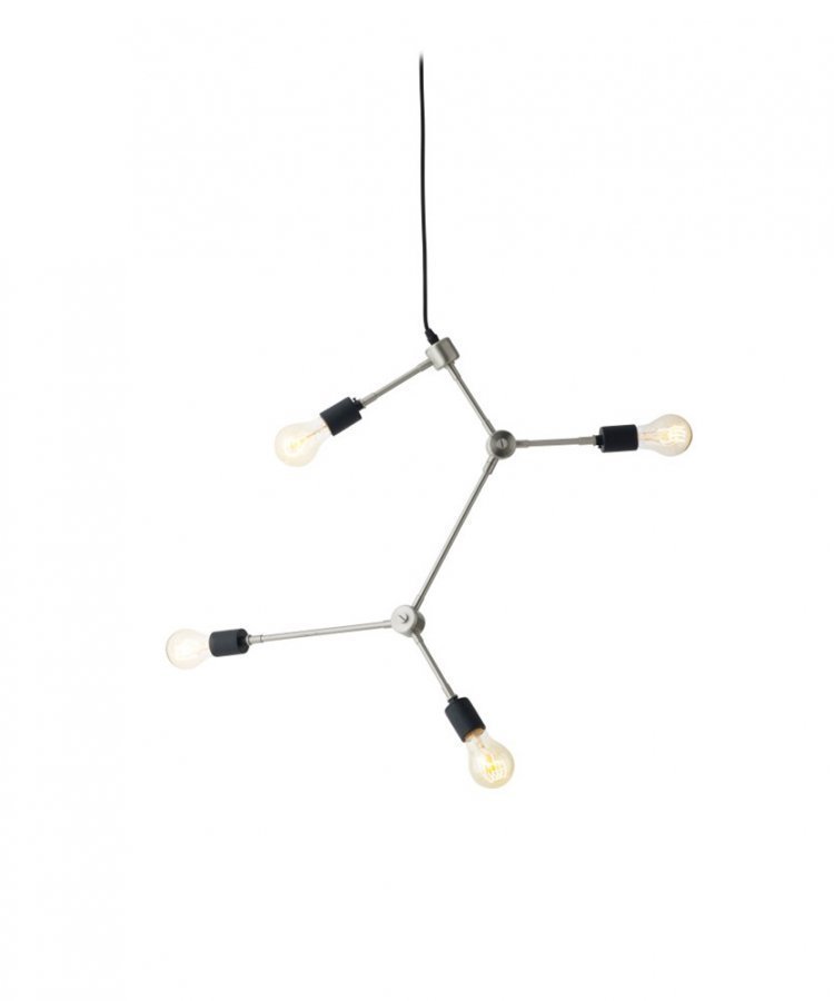 Menu Franklin Chandelier Riippuvalaisin Harjattu Teräs