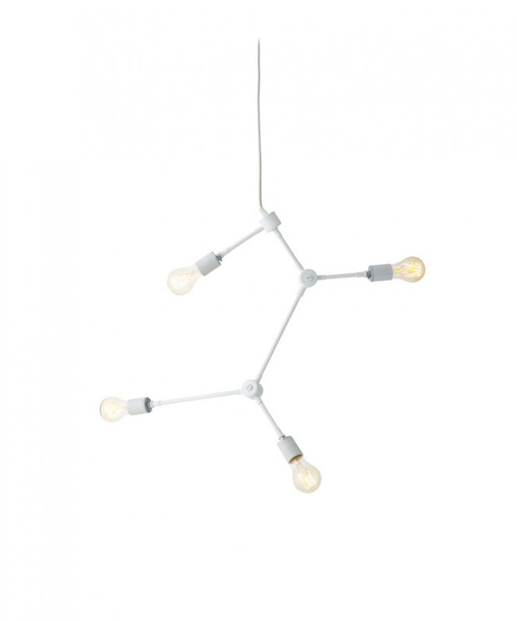 Menu Franklin Chandelier Riippuvalaisin Valkoinen