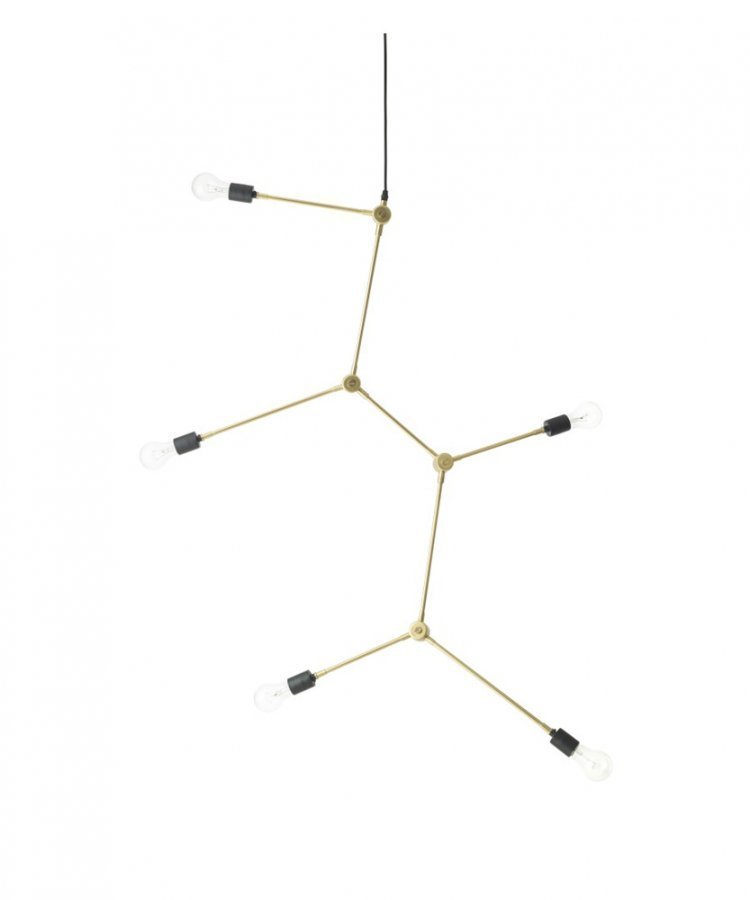 Menu Harrison Chandelier Riippuvalaisin Messinki