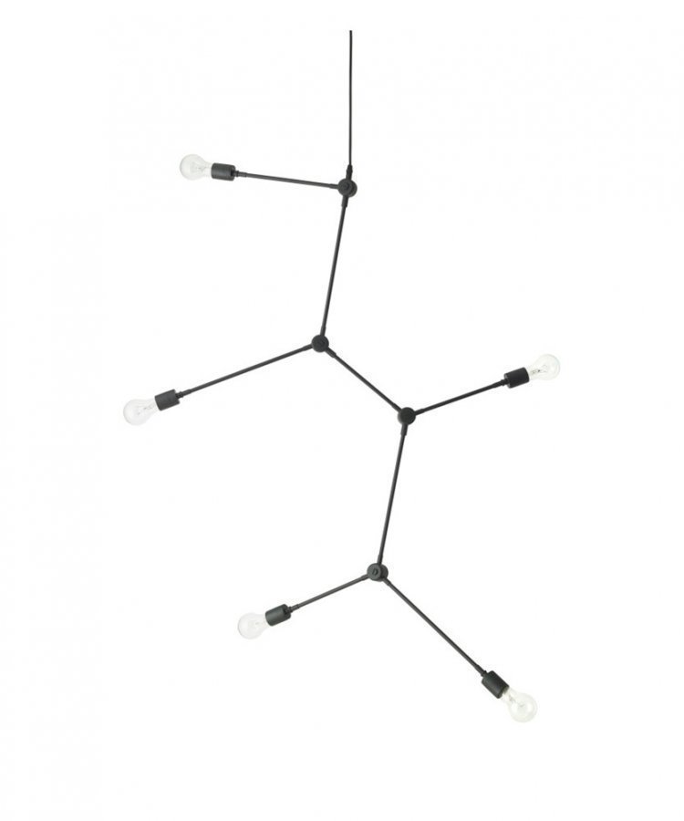 Menu Harrison Chandelier Riippuvalaisin Musta