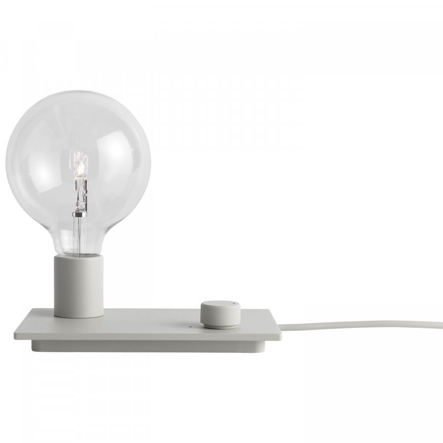 Muuto Control Pöytävalaisin Led Harmaa