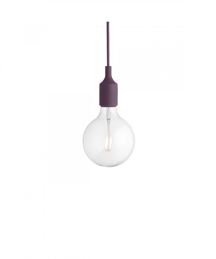 Muuto E27 Riippuvalaisin Burgundy