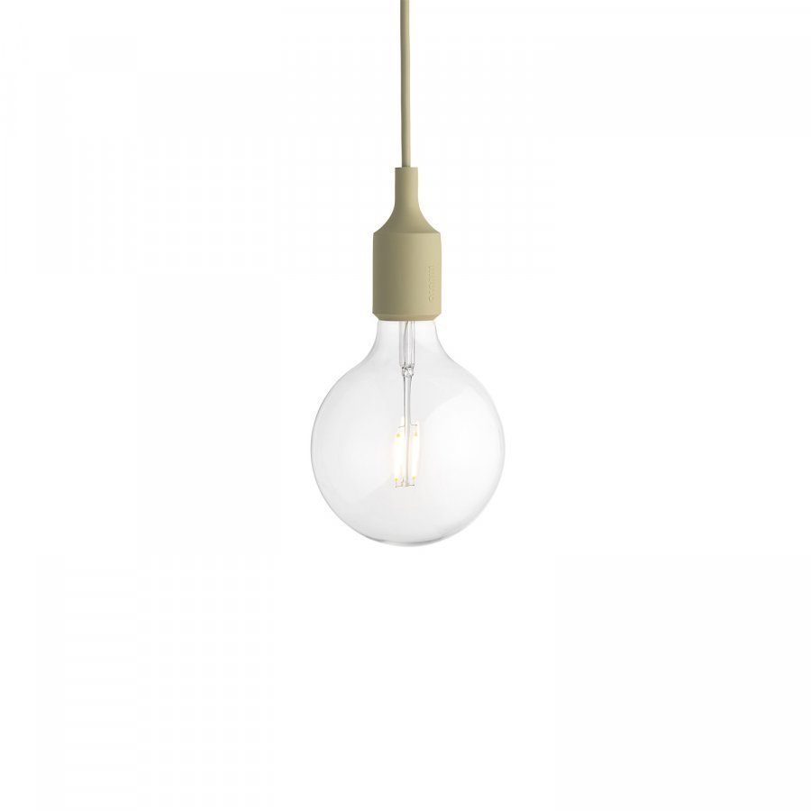 Muuto E27 Riippuvalaisin Led Beige Green